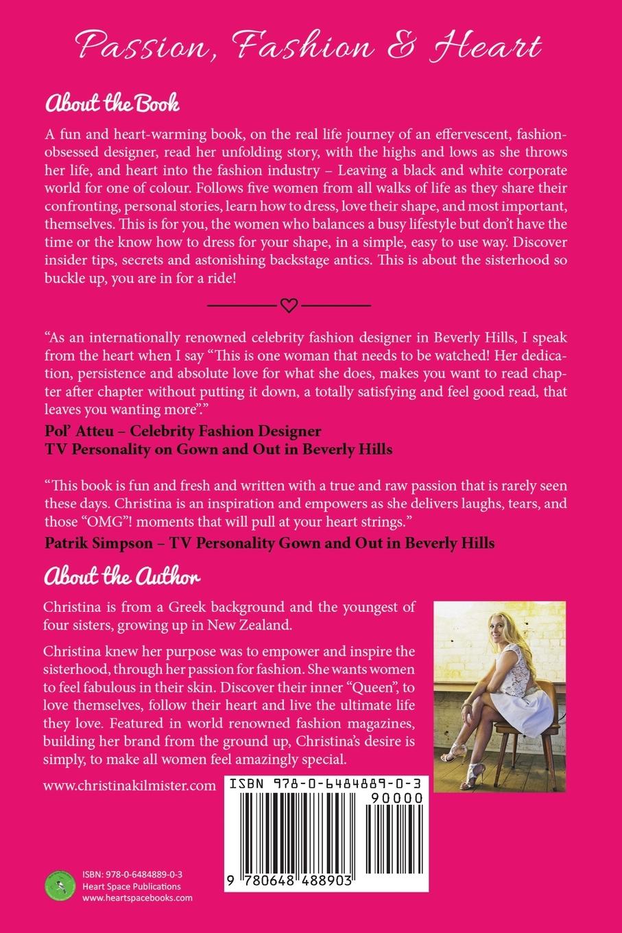 Rückseitencover Passion, Fashion & Heart