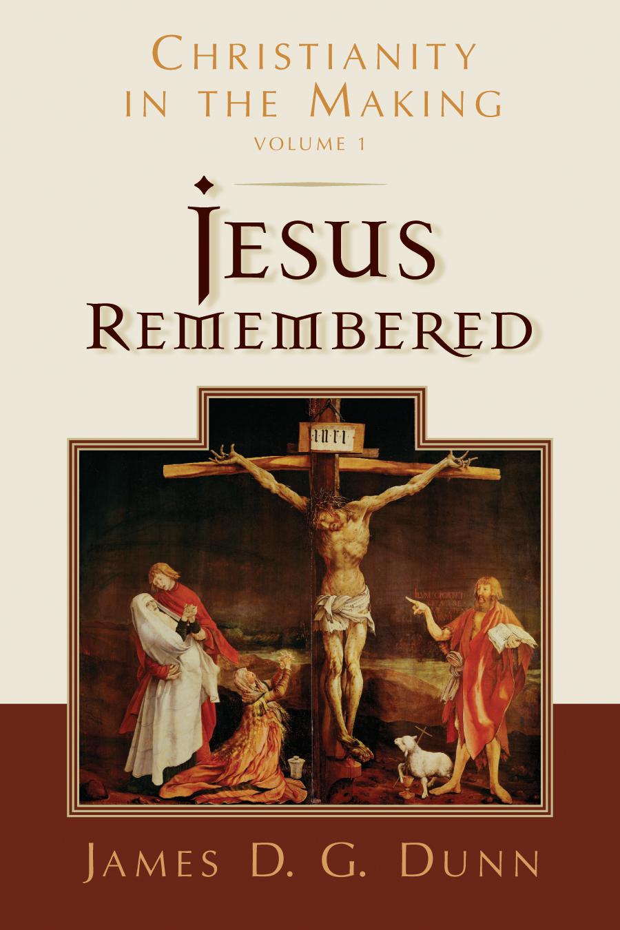 Vorderes Coverbild Jesus Remembered