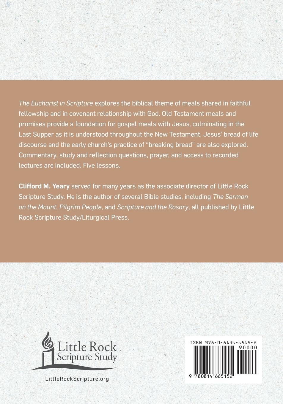 Rückseitencover Eucharist in Scripture