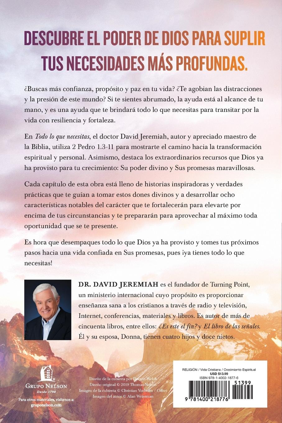 Rückseitencover The Todo lo que necesitas