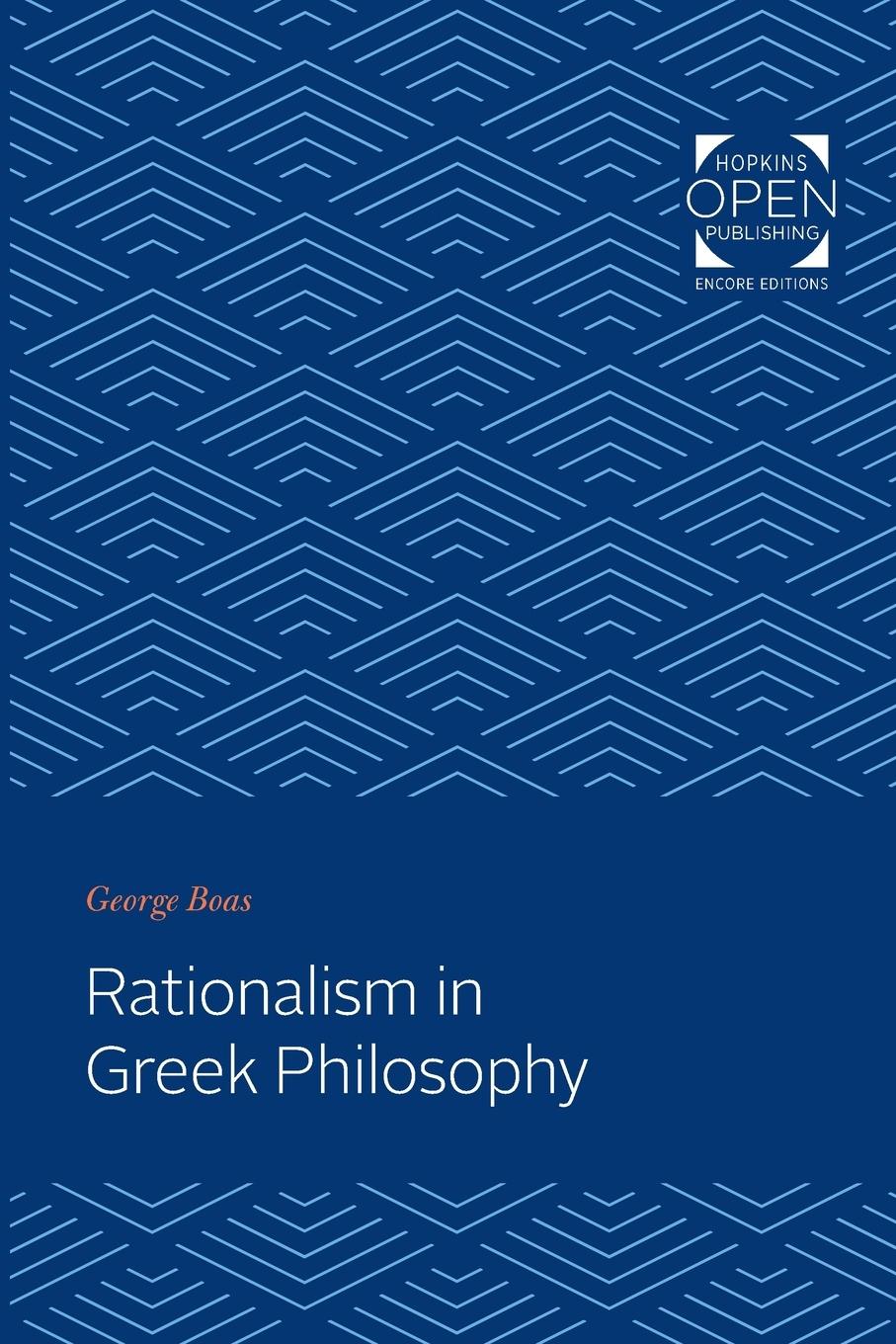 Vorderes Coverbild Rationalism in Greek Philosophy