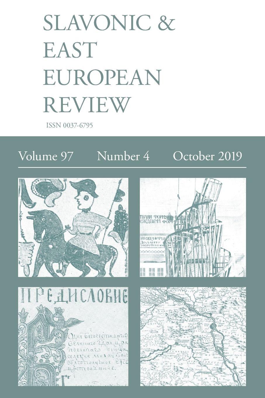 Vorderes Coverbild Slavonic & East European Review (97