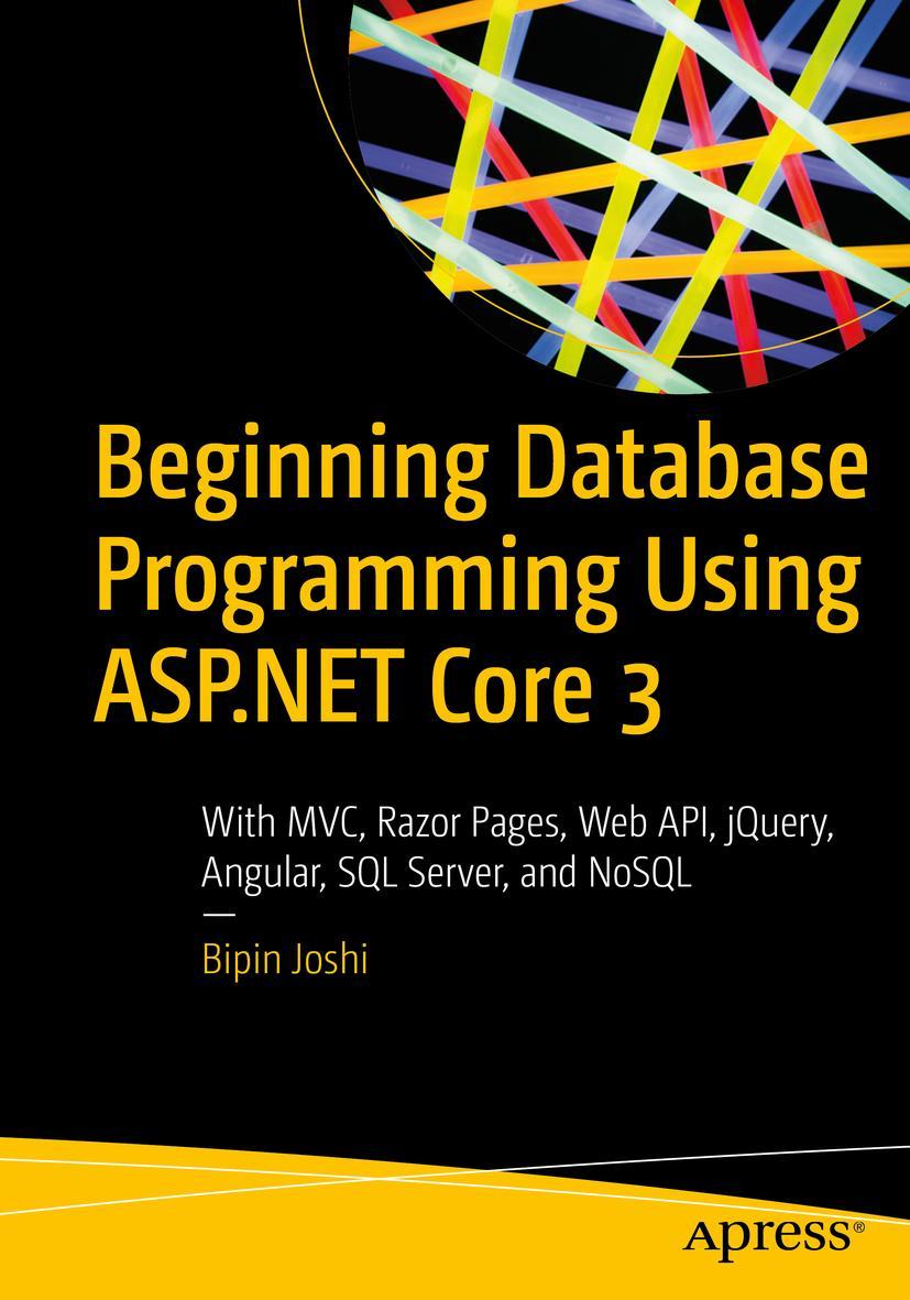 Vorderes Coverbild Beginning Database Programming Using ASP.NET Core 3