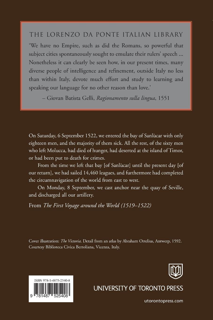 Rückseitencover The First Voyage Around the World, 1519-1522