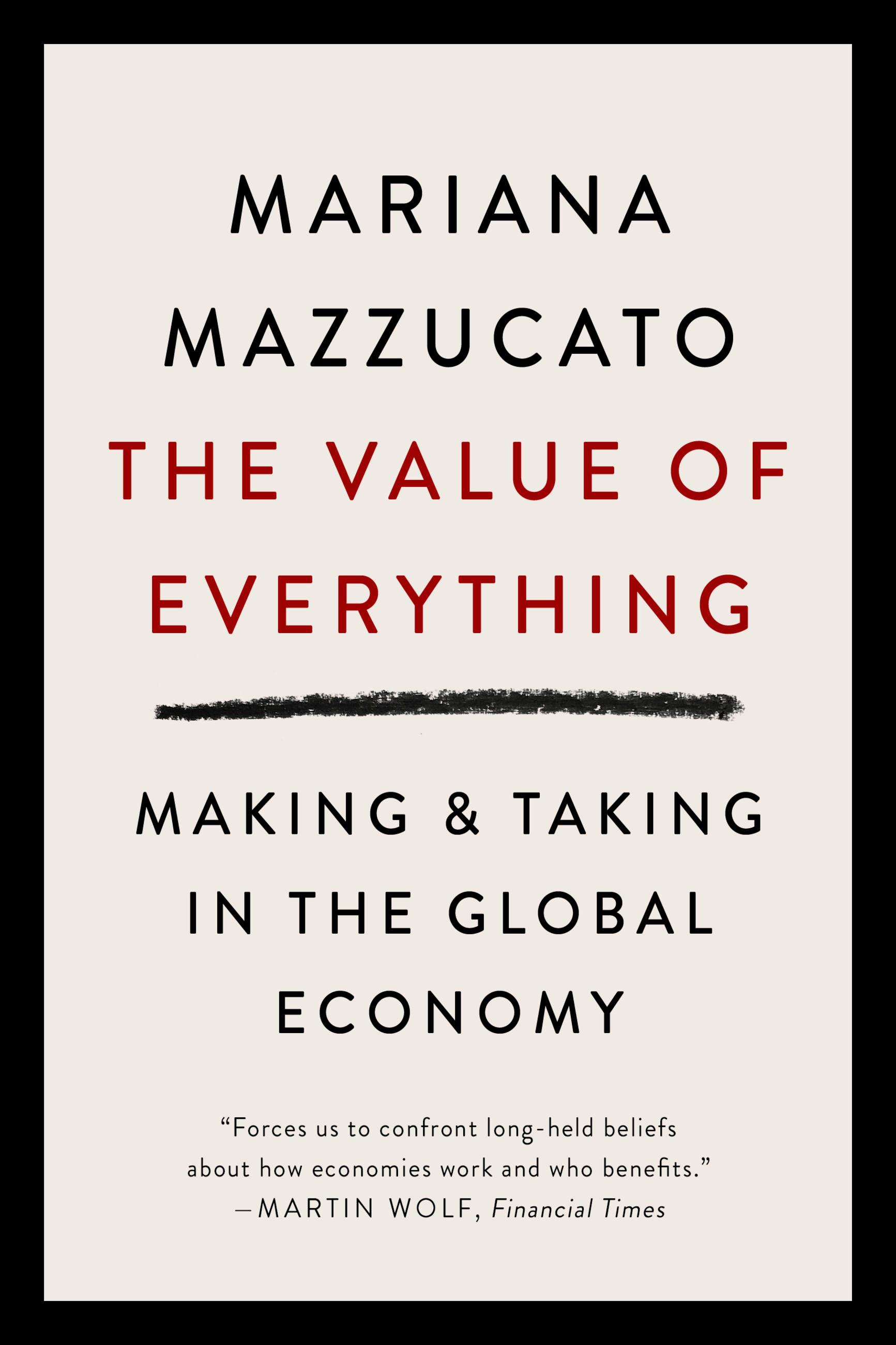 Vorderes Coverbild The Value of Everything
