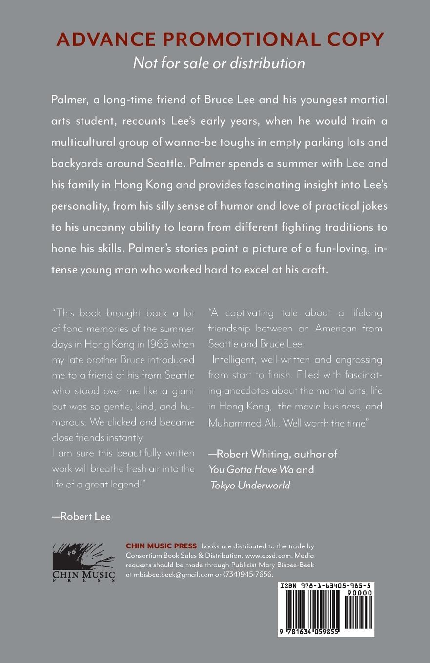 Rückseitencover Bruce Lee: Sifu, Friend and Big Brother