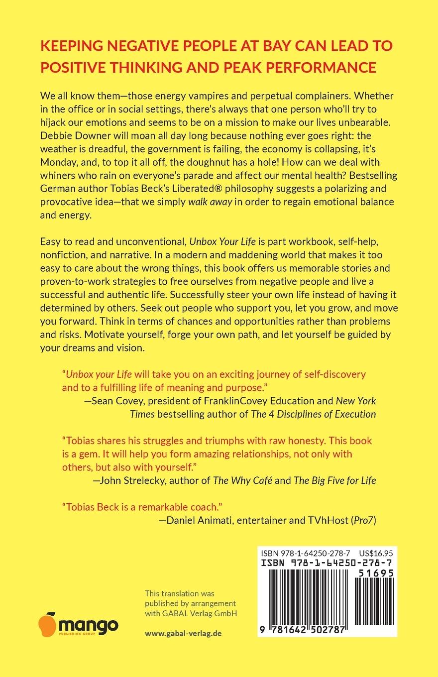 Rückseitencover Unbox Your Life