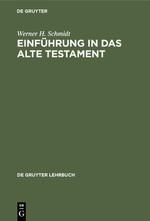 Vorderes Coverbild Einführung in das Alte Testament