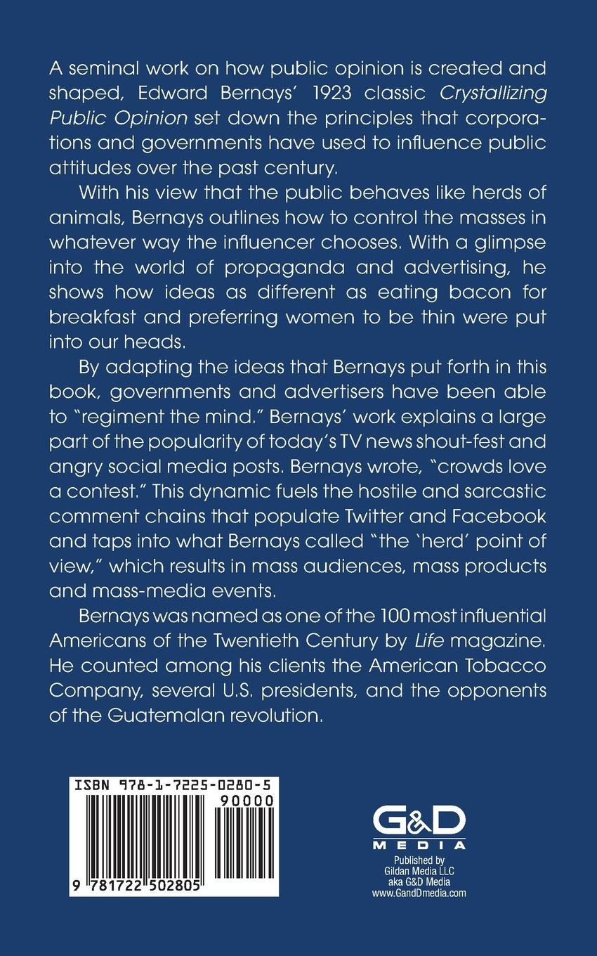 Rückseitencover Crystallizing Public Opinion (Original Classic Edition)