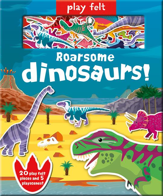 Vorderes Coverbild Play Felt Roarsome Dinosaurs!