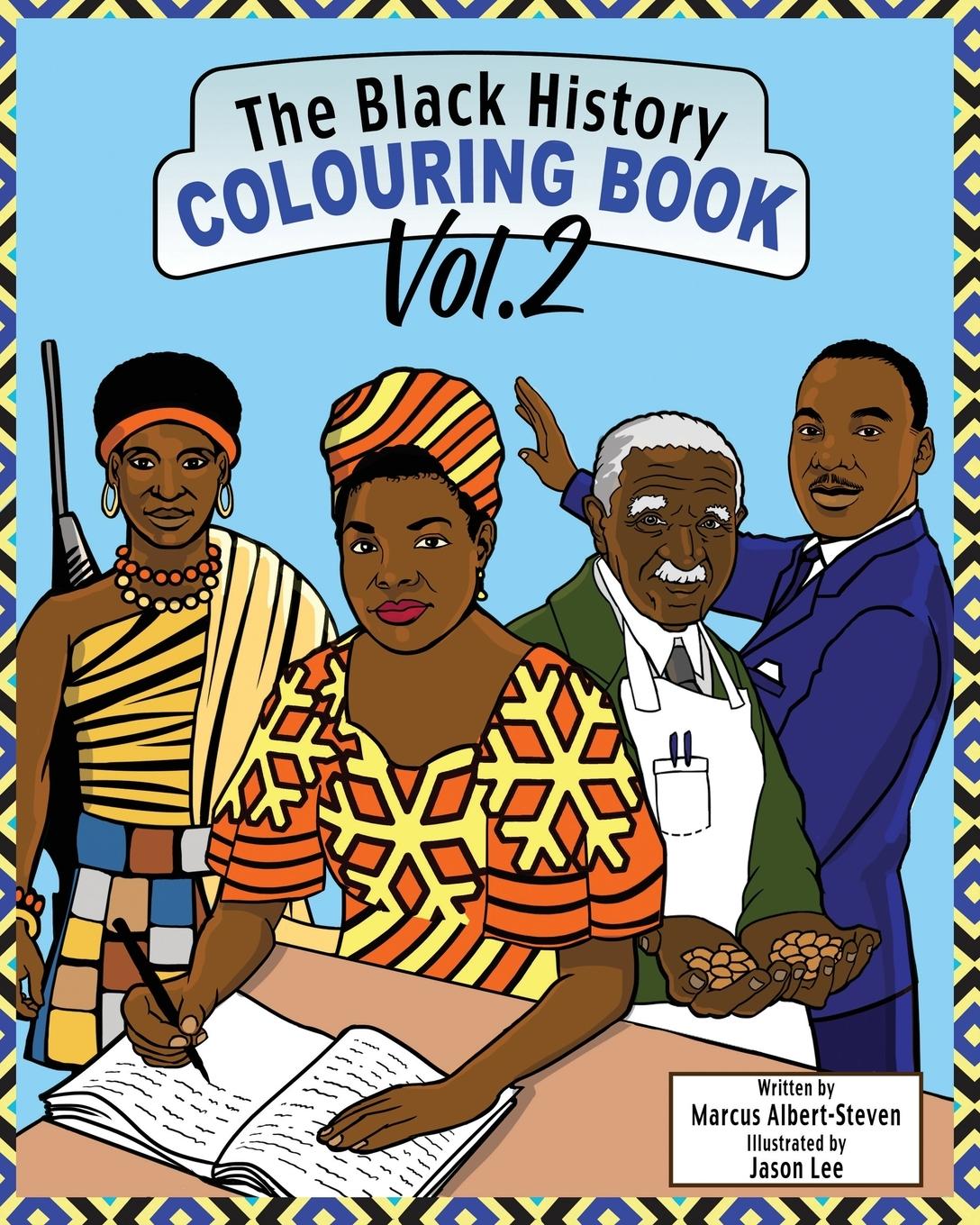 Vorderes Coverbild The Black History Colouring Book