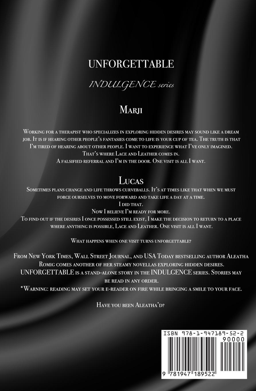 Rückseitencover Unforgettable