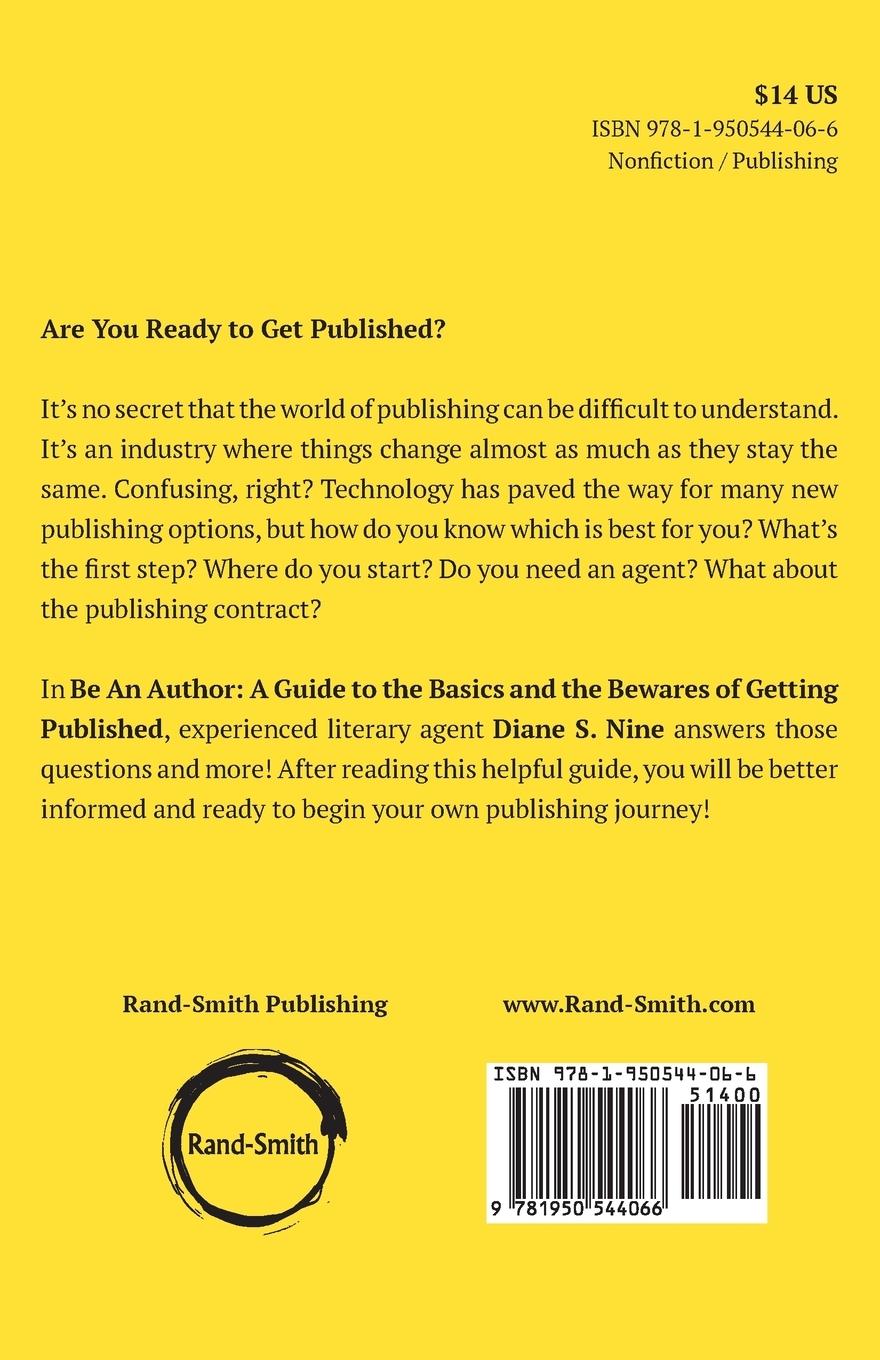 Rückseitencover Be An Author