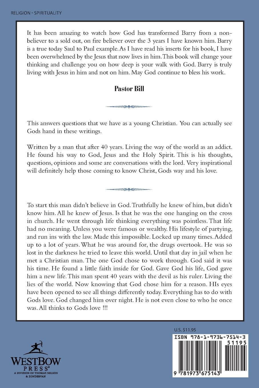 Rückseitencover God's     Love