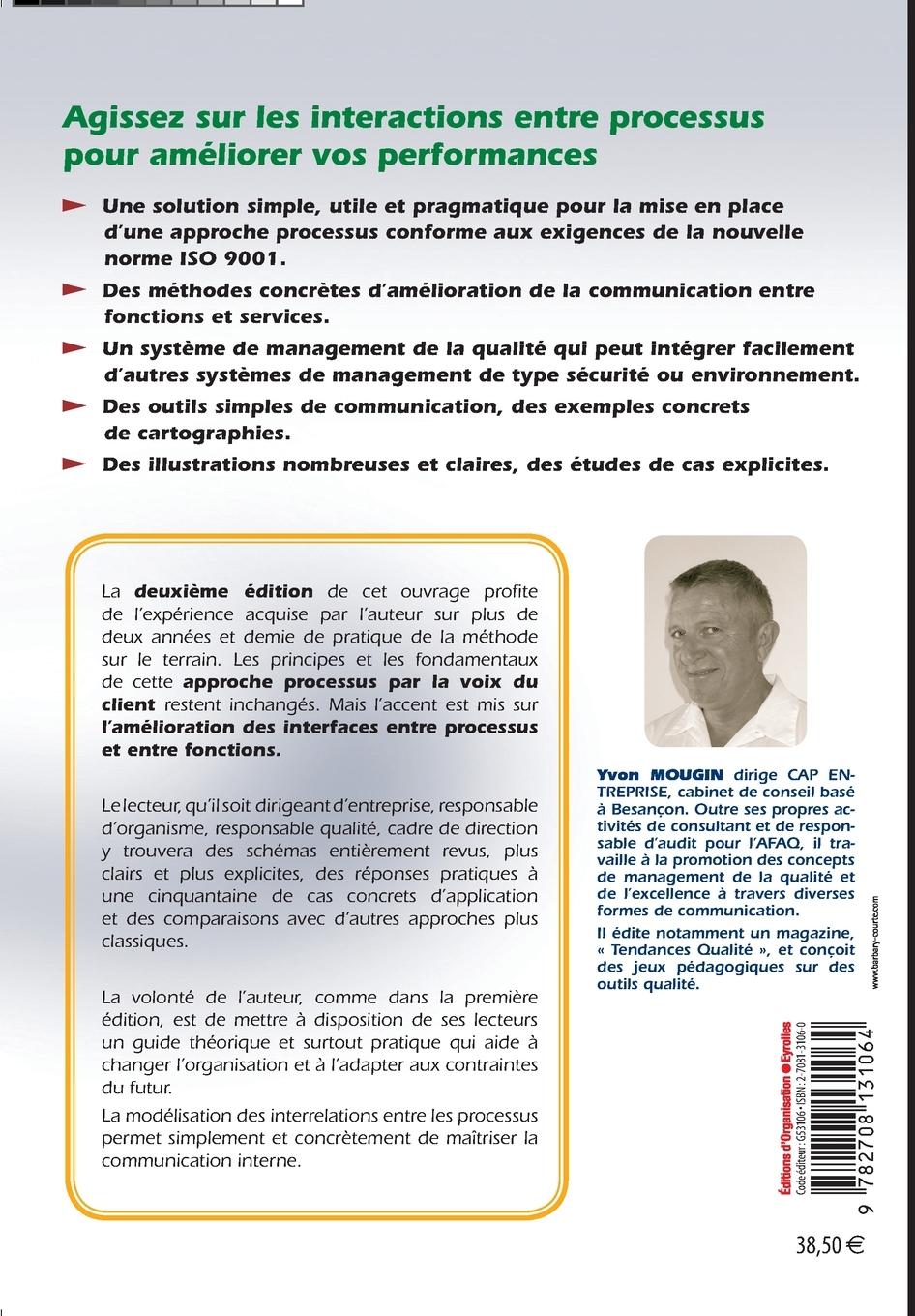 Rückseitencover La cartographie des processus