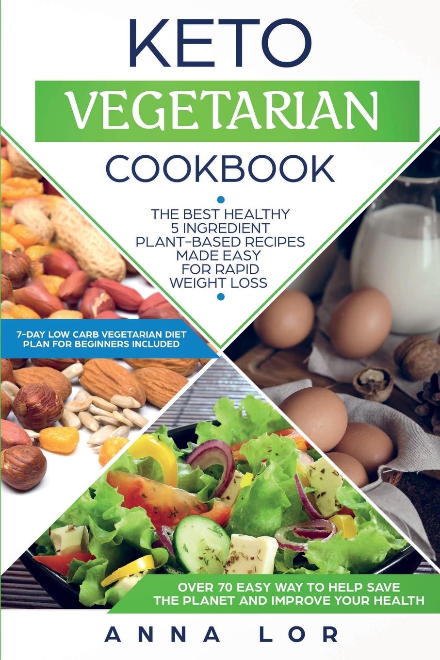 Vorderes Coverbild Keto Vegetarian Cookbook