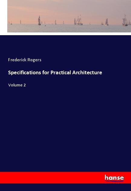 Vorderes Coverbild Specifications for Practical Architecture