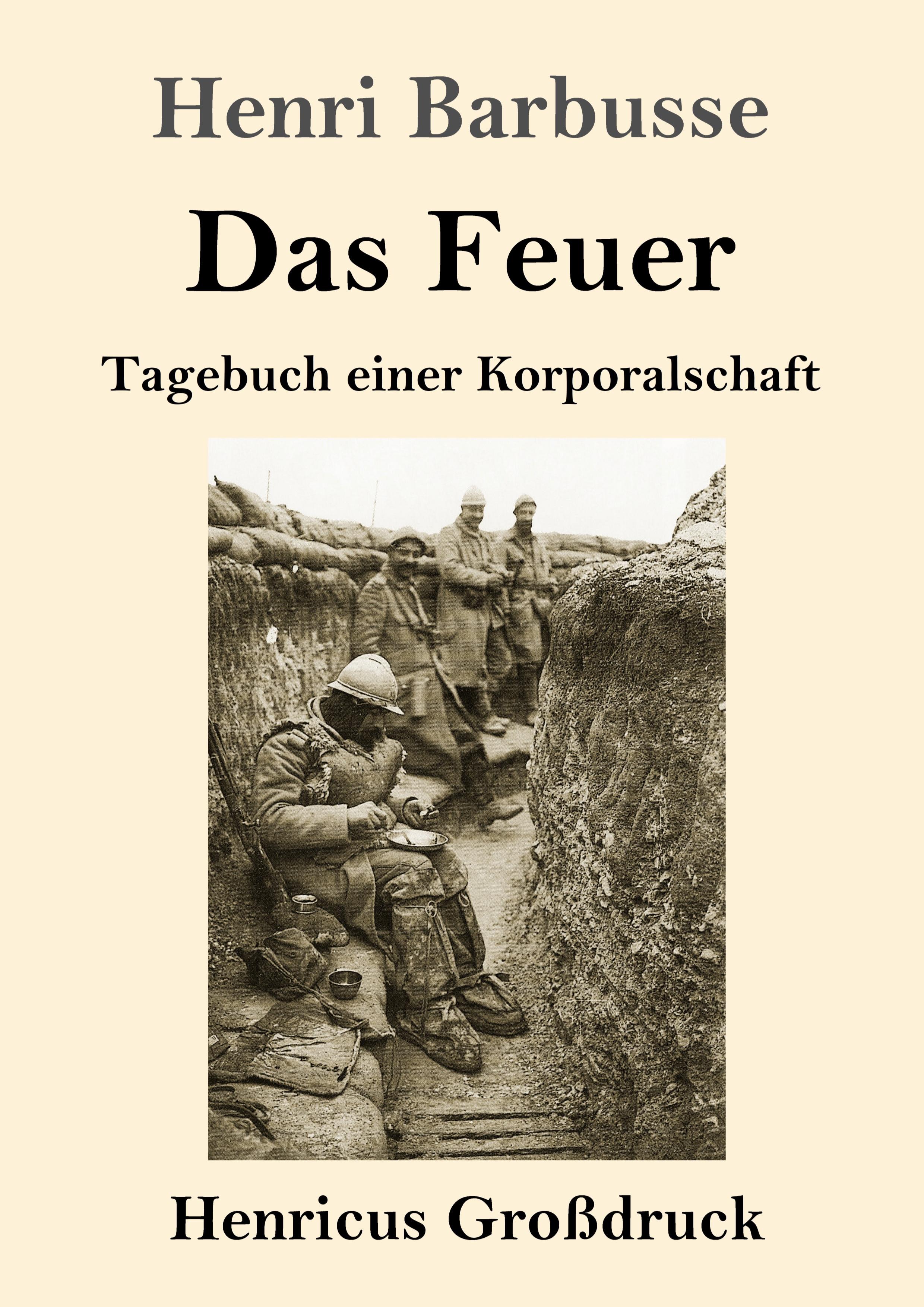 Vorderes Coverbild Das Feuer (Großdruck)