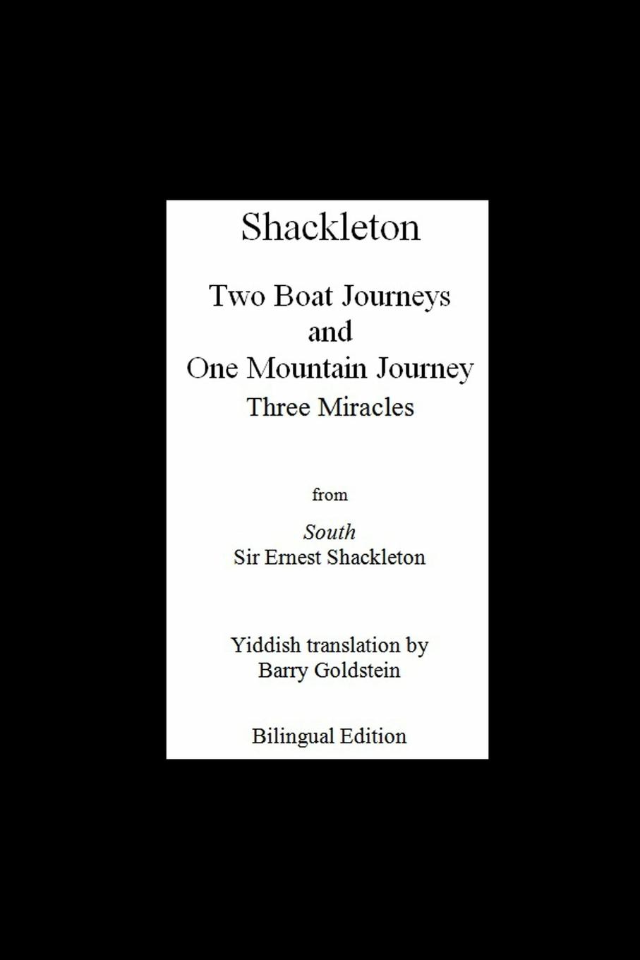Vorderes Coverbild Shackleton's Three Miracles
