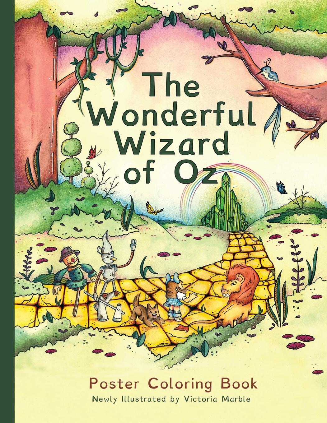 Vorderes Coverbild The Wonderful Wizard of Oz Poster Coloring Book