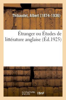 Vorderes Coverbild Étranger Ou Études de Littérature Anglaise