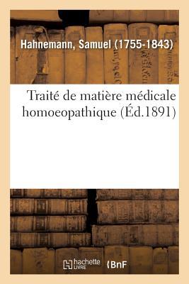 Vorderes Coverbild Traité de Matière Médicale Homoeopathique