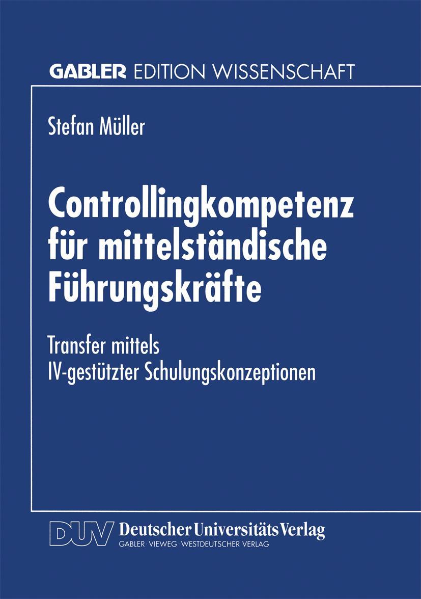 Vorderes Coverbild Controllingkompetenz für mittelständische Führungskräfte