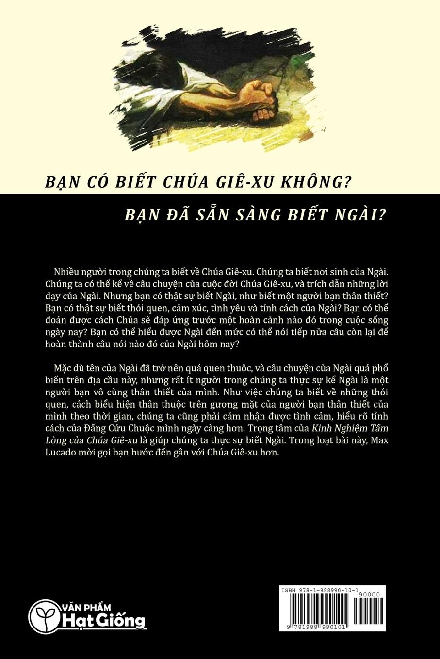 Rückseitencover Kinh Nghi¿m T¿m Lòng c¿a Chúa Giê-xu