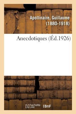 Vorderes Coverbild Anecdotiques