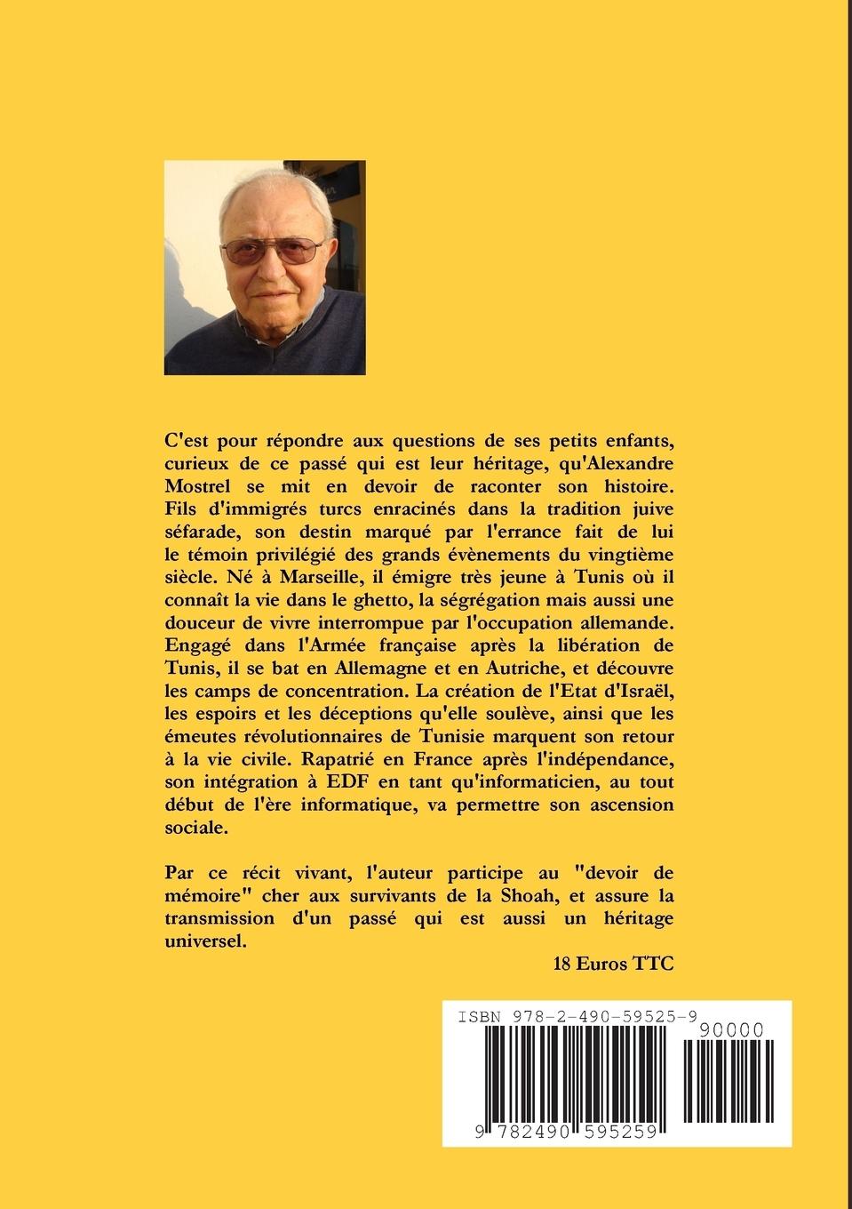 Rückseitencover Une saga séfarade