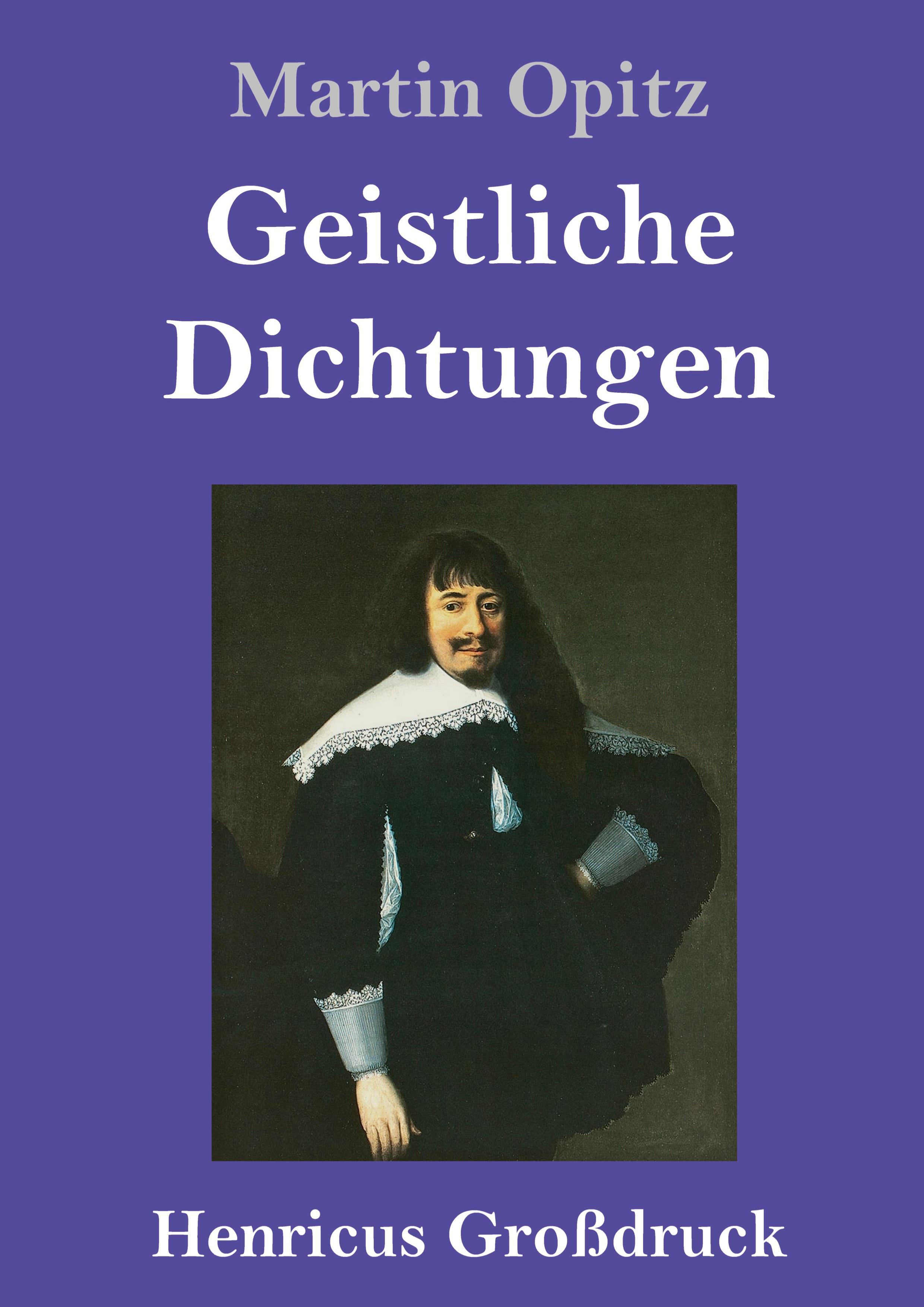 Vorderes Coverbild Geistliche Dichtungen (Großdruck)