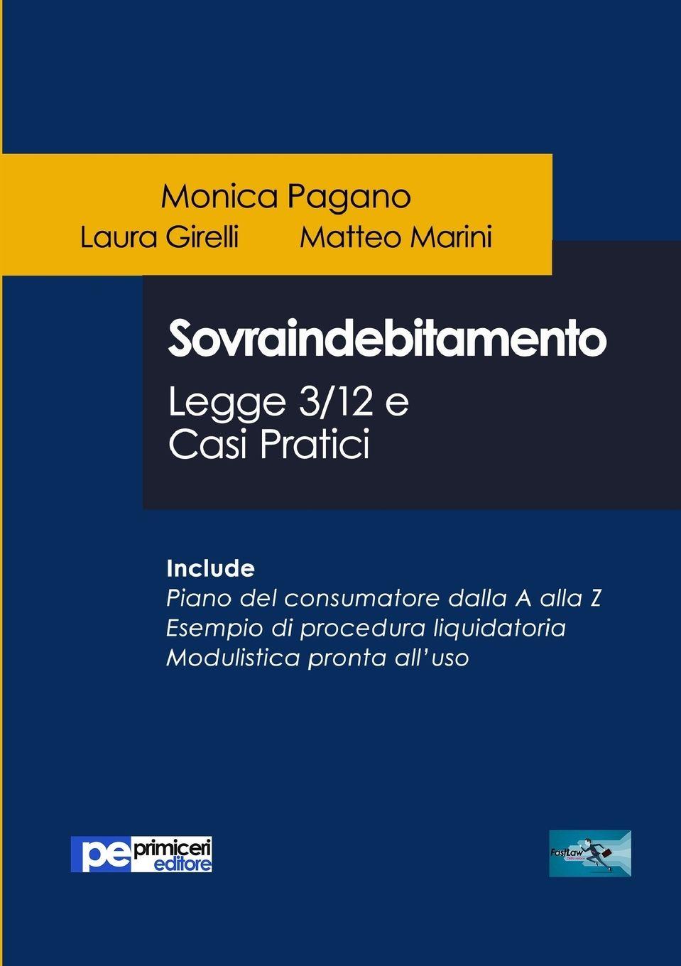 Vorderes Coverbild Sovraindebitamento. Legge 3/12 e casi pratici
