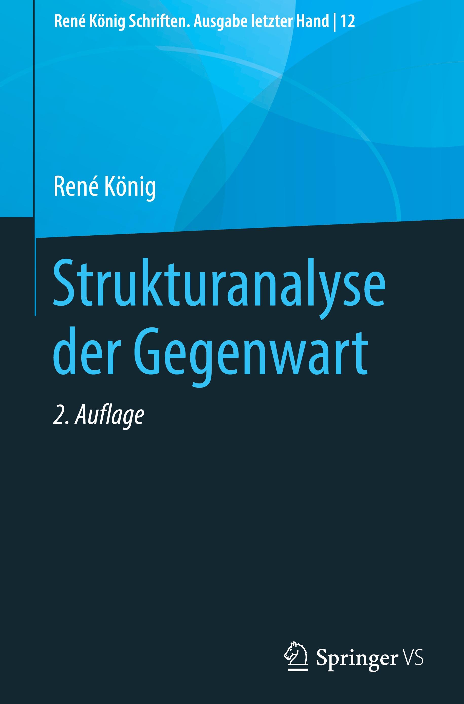 Vorderes Coverbild Strukturanalyse der Gegenwart
