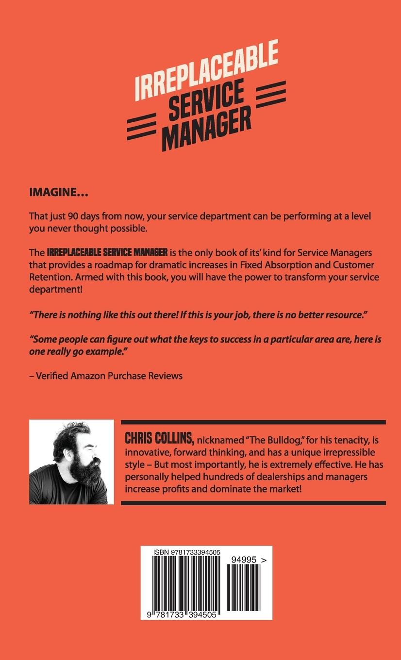 Rückseitencover Irreplaceable Service Manager