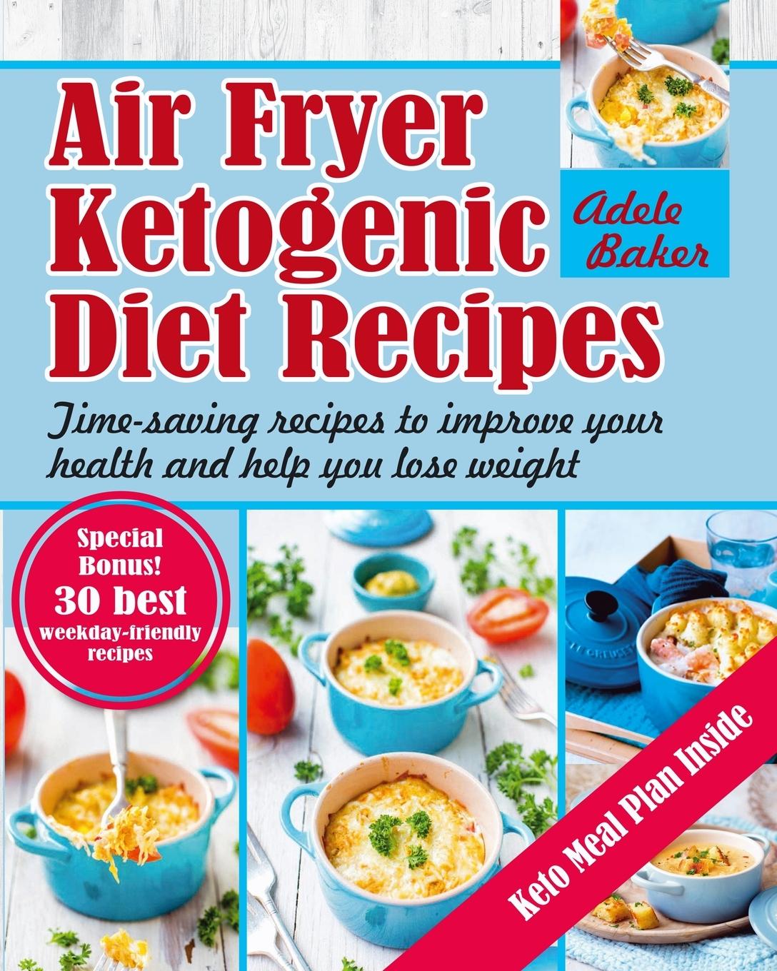 Vorderes Coverbild Air Fryer Ketogenic Diet Recipes
