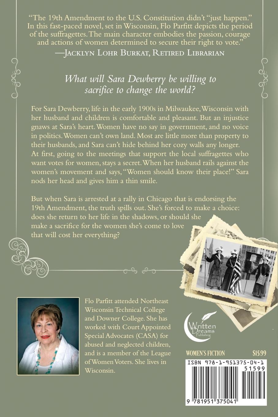 Rückseitencover Sara's Sacrifice