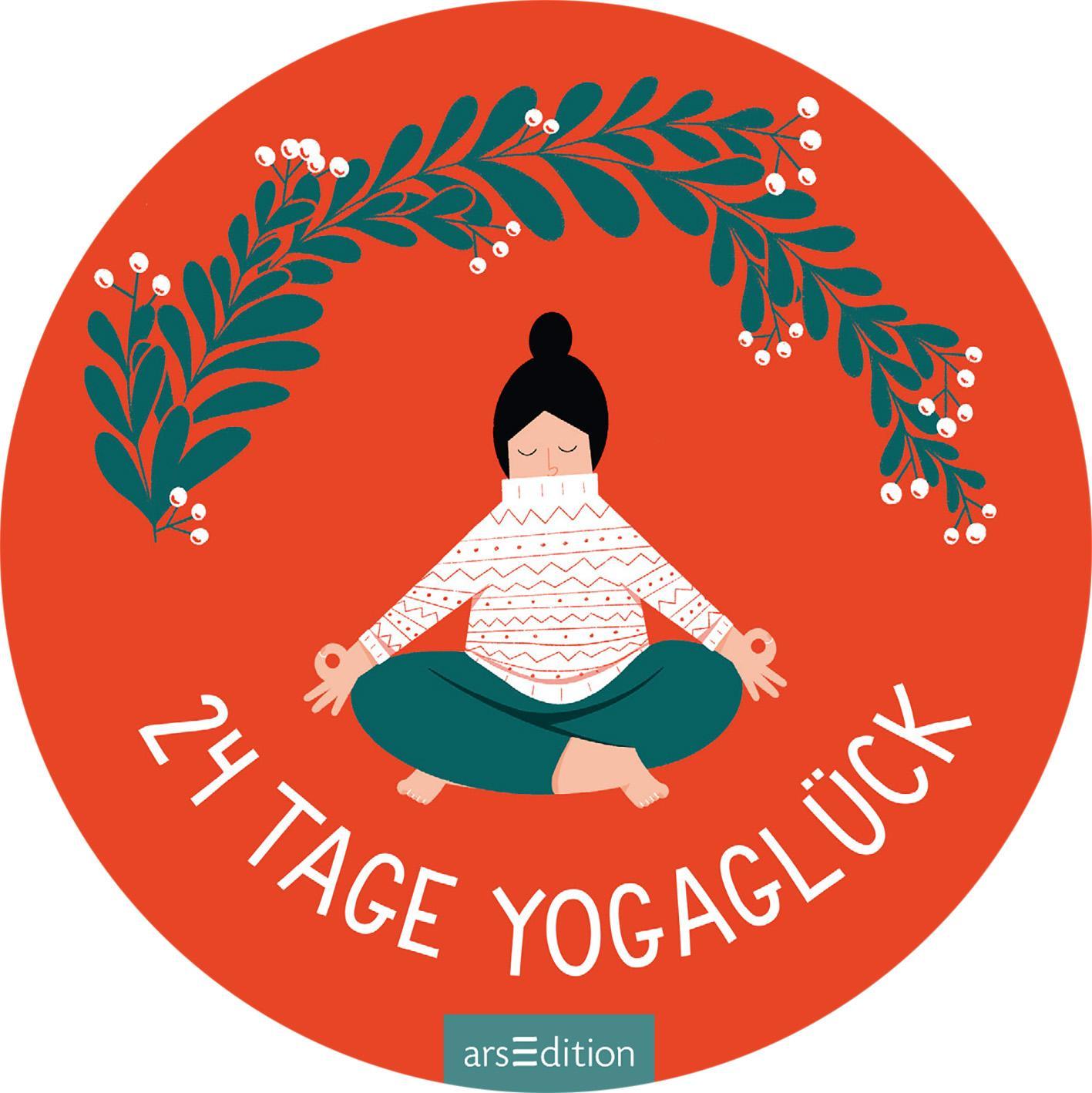 Beispielinhalt (Bild) Adventskalender in der Dose. 24 Tage Yogaglück