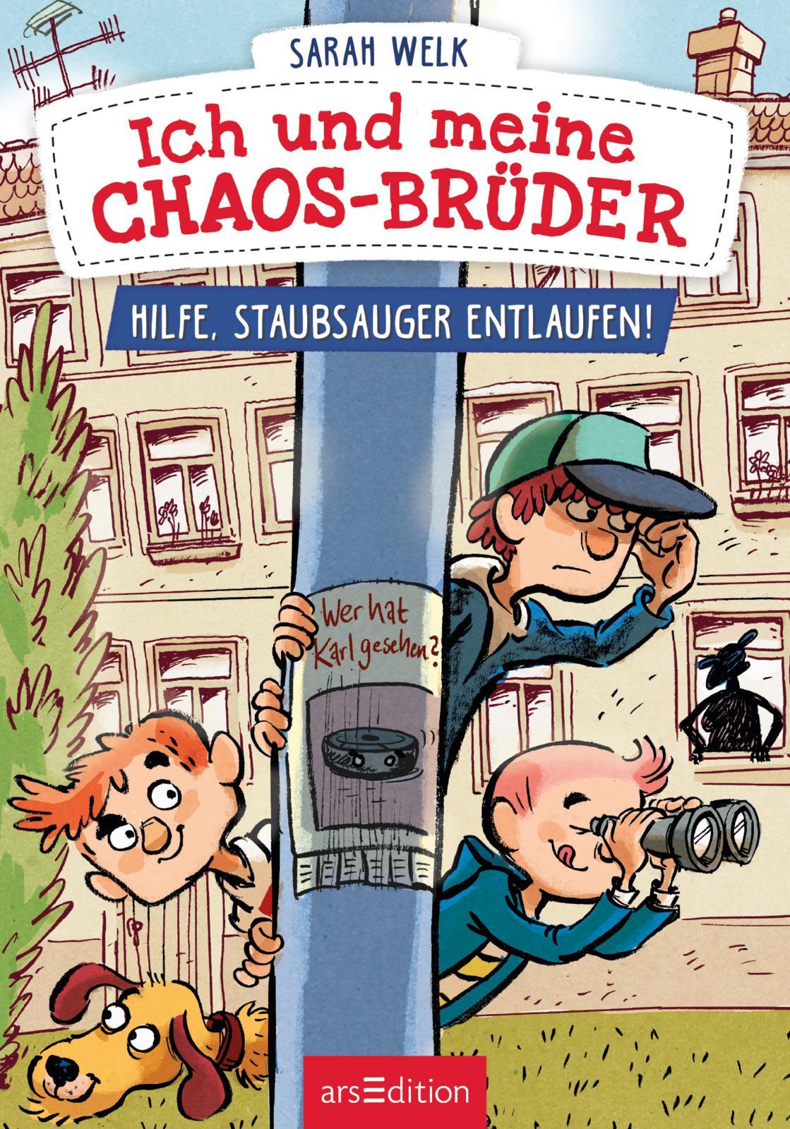 Beispielinhalt (Bild) Ich und meine Chaos-Brüder - Hilfe, Staubsauger entlaufen! (Ich und meine Chaos-Brüder 2)
