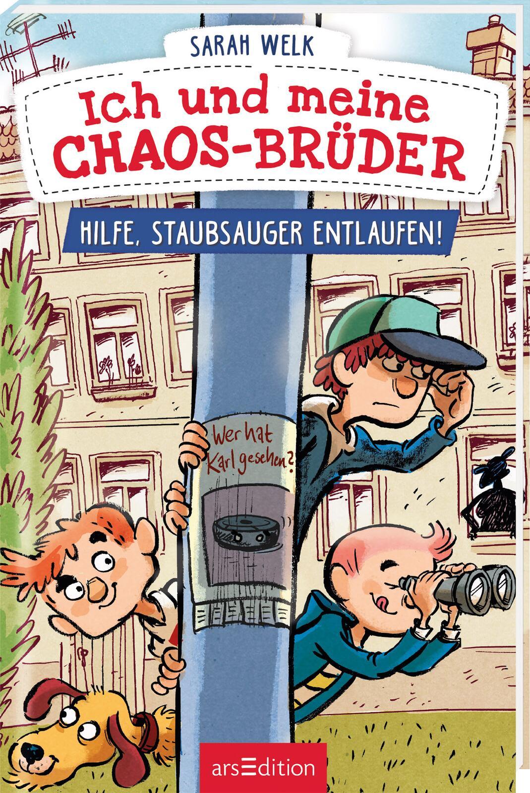 Vorderes Coverbild Ich und meine Chaos-Brüder - Hilfe, Staubsauger entlaufen! (Ich und meine Chaos-Brüder 2)