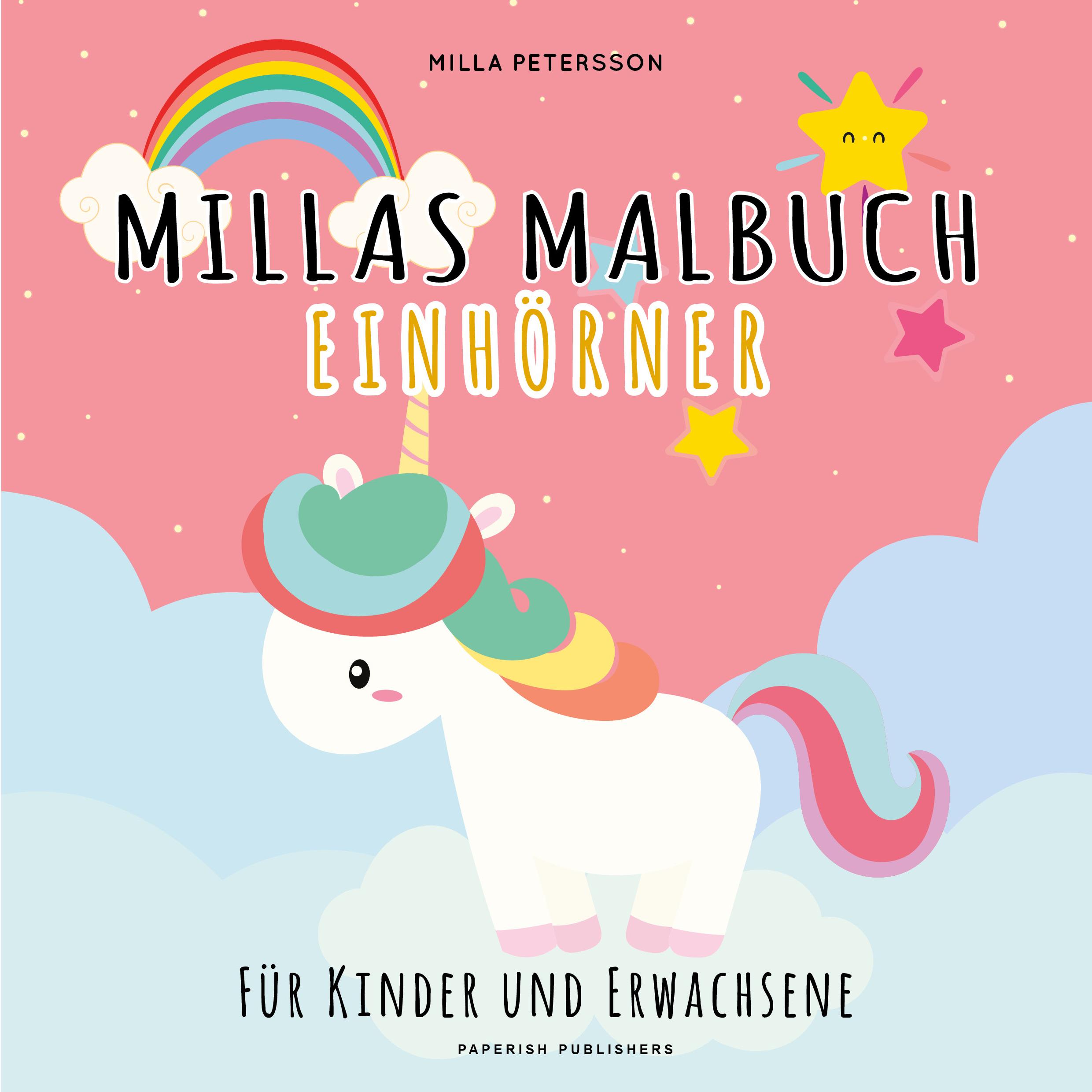 Vorderes Coverbild MILLAS EINHORN MALBUCH