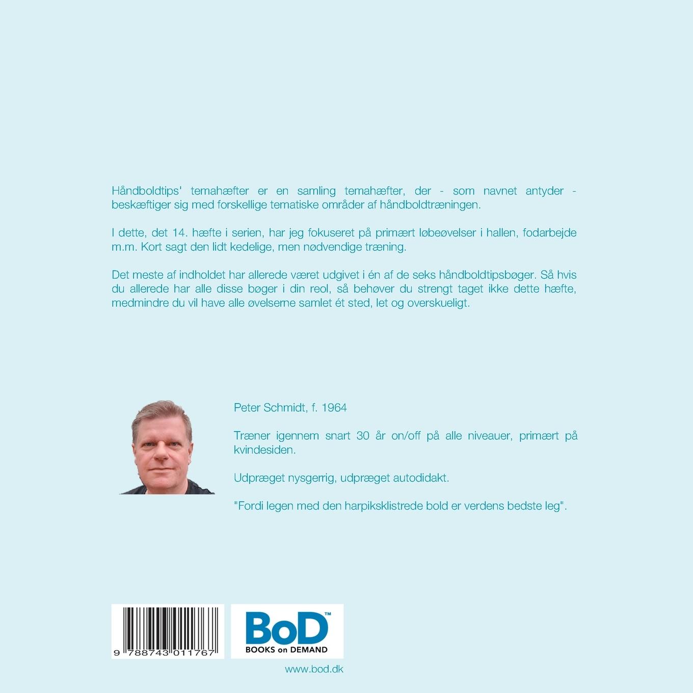 Rückseitencover Træningsøvelser til løb i hallen, fodarbejde m.m.