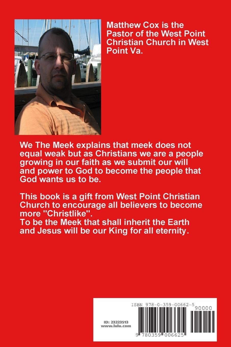 Rückseitencover We The Meek