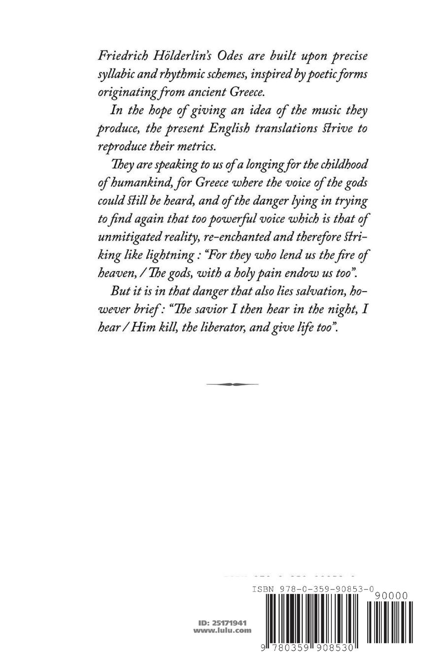 Rückseitencover Aeolic Odes