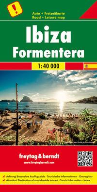 Vorderes Coverbild Ibiza . Formentera, Autokarte 1:40.000