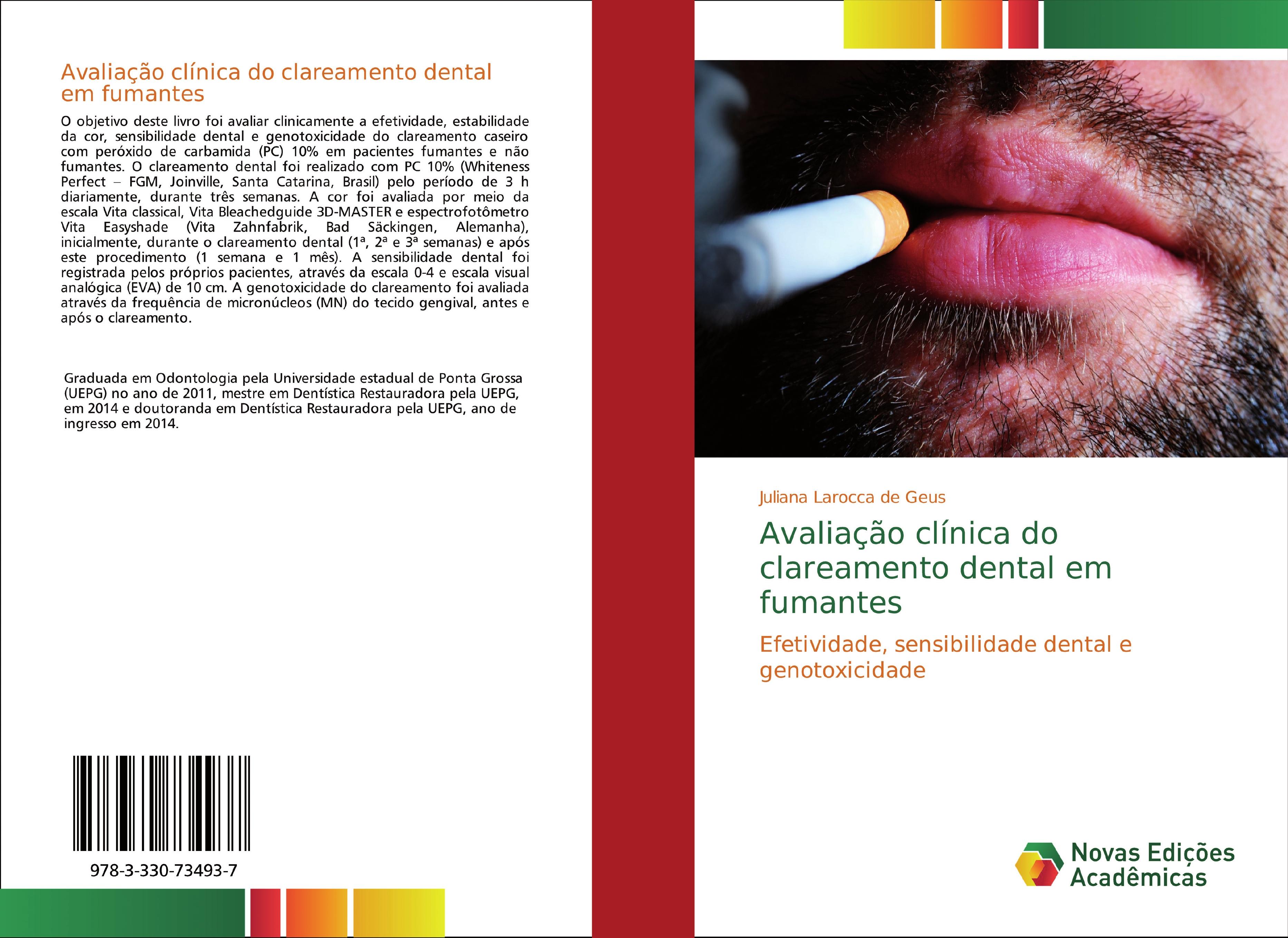 Vorderes Coverbild Avaliação clínica do clareamento dental em fumantes