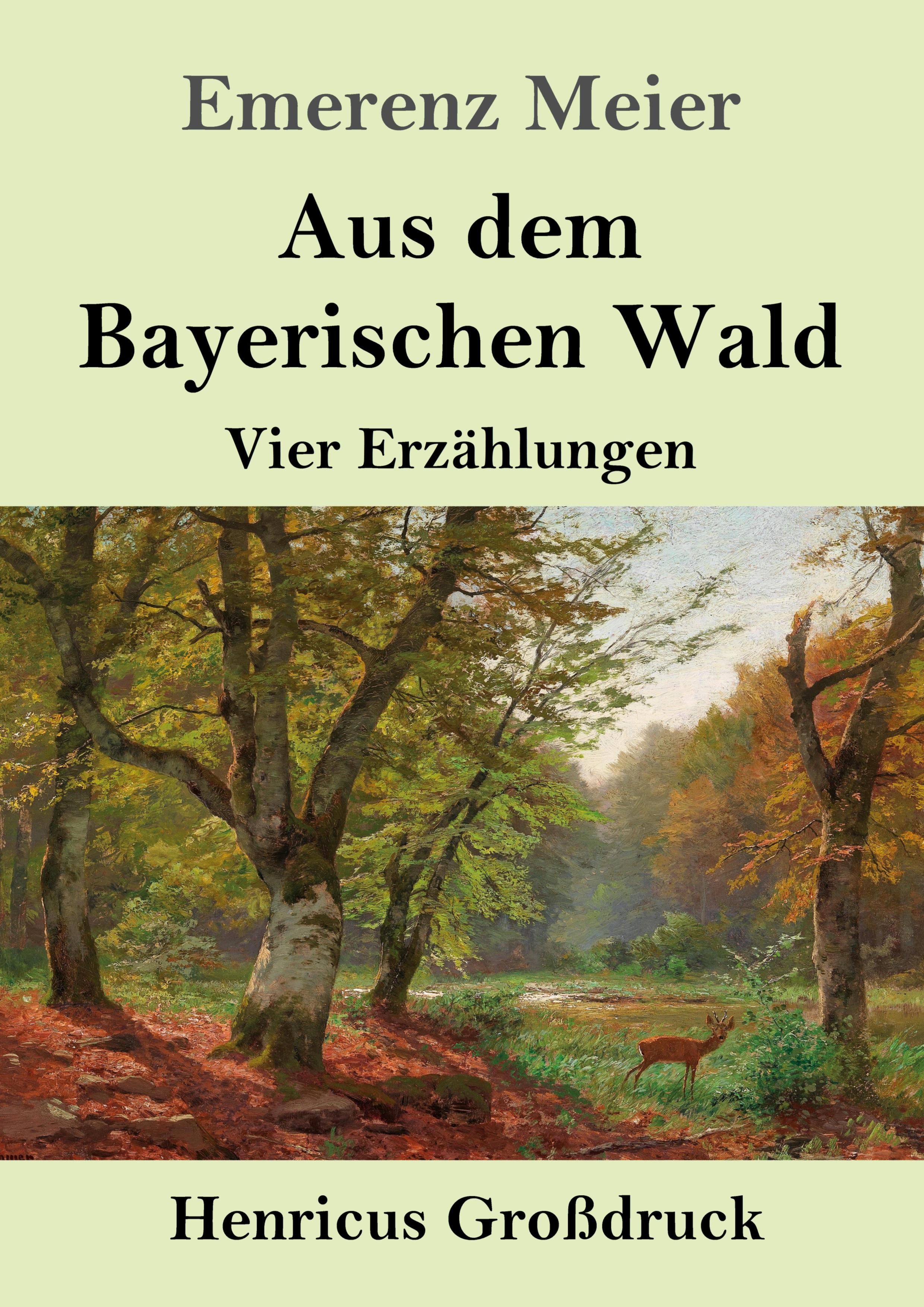 Vorderes Coverbild Aus dem Bayerischen Wald (Großdruck)