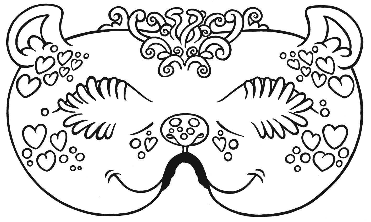 Beispielinhalt (Bild) Lustige Masken