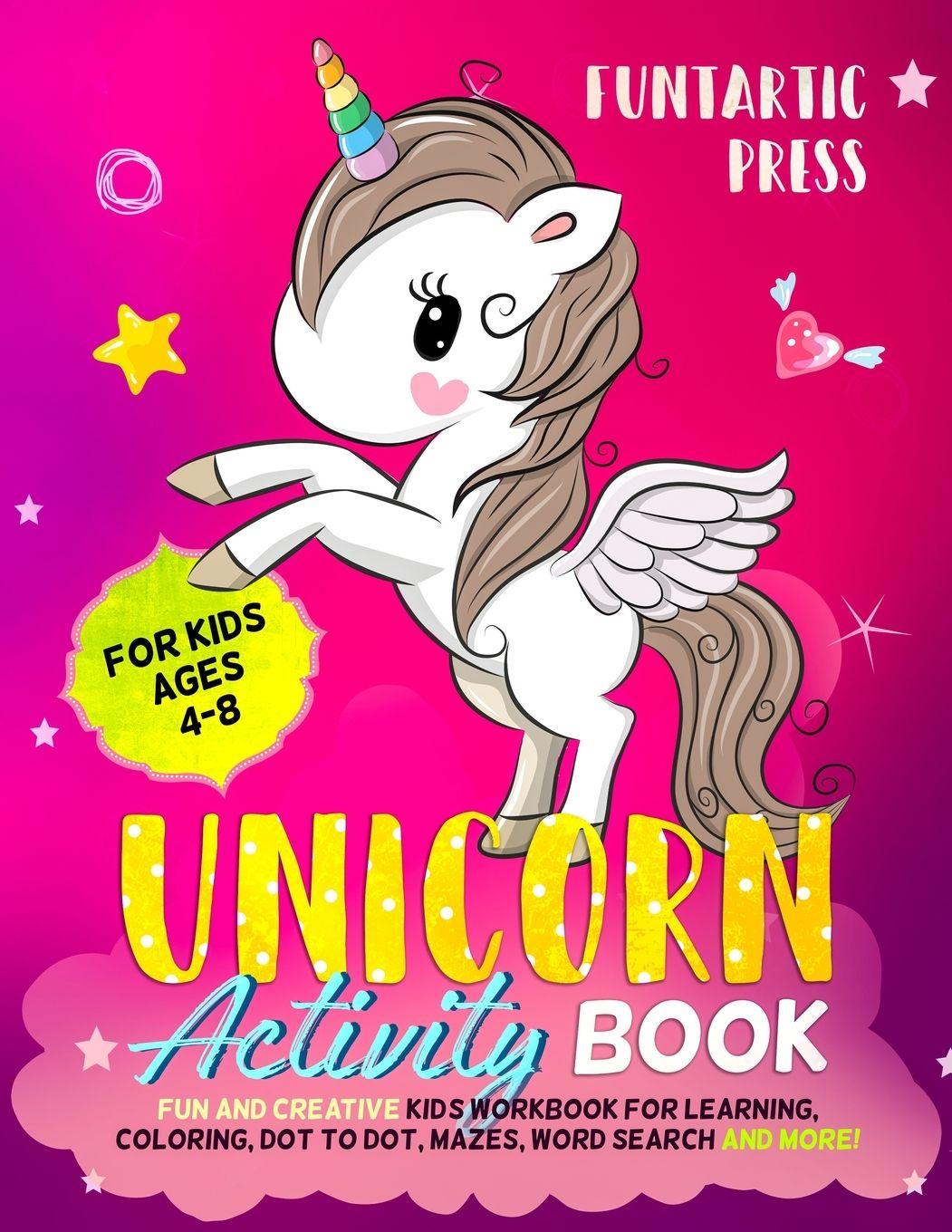Vorderes Coverbild Unicorn Activity Book for Kids Ages 4-8