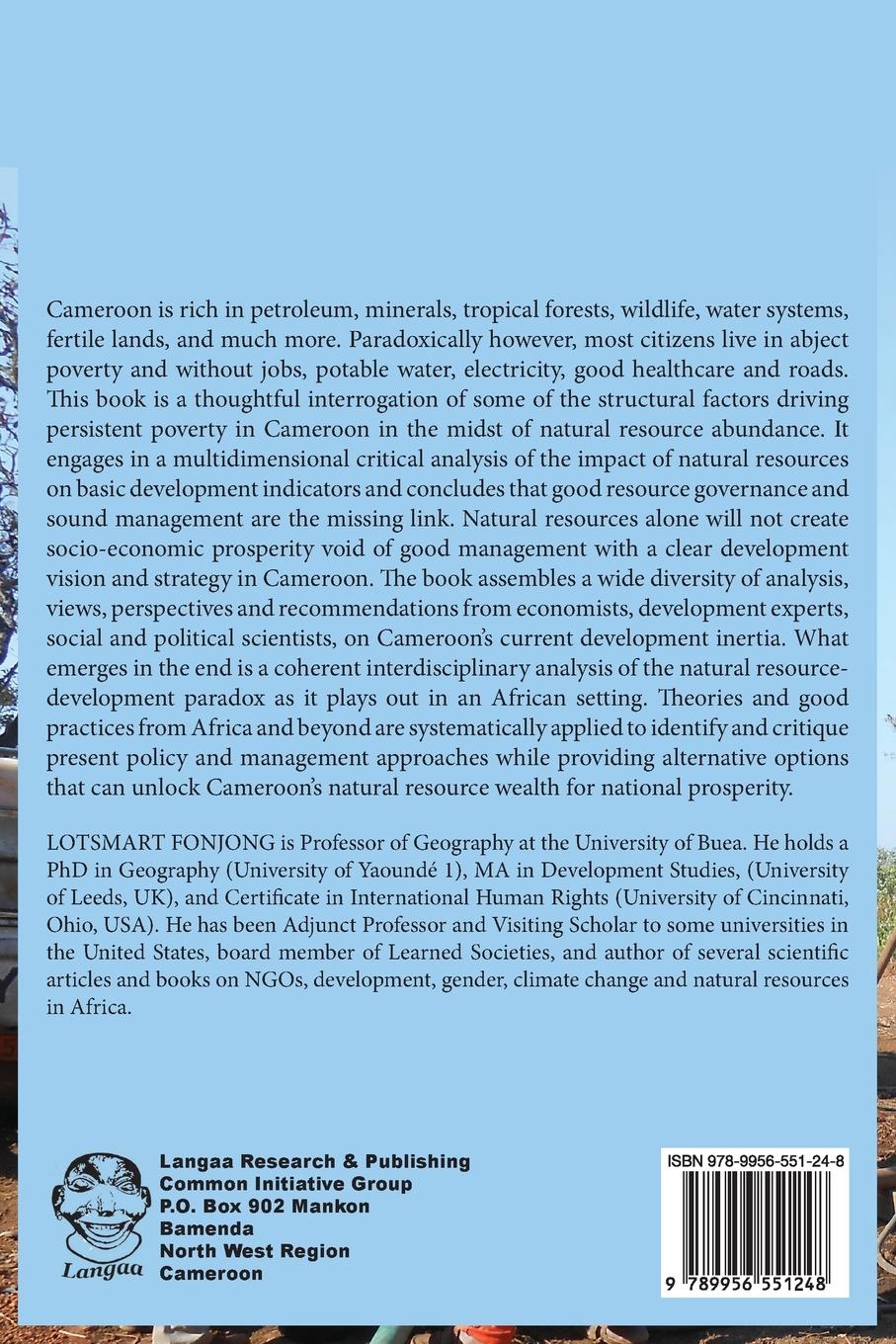 Rückseitencover Natural Resource Endowment and the Fallacy of Development in Cameroon