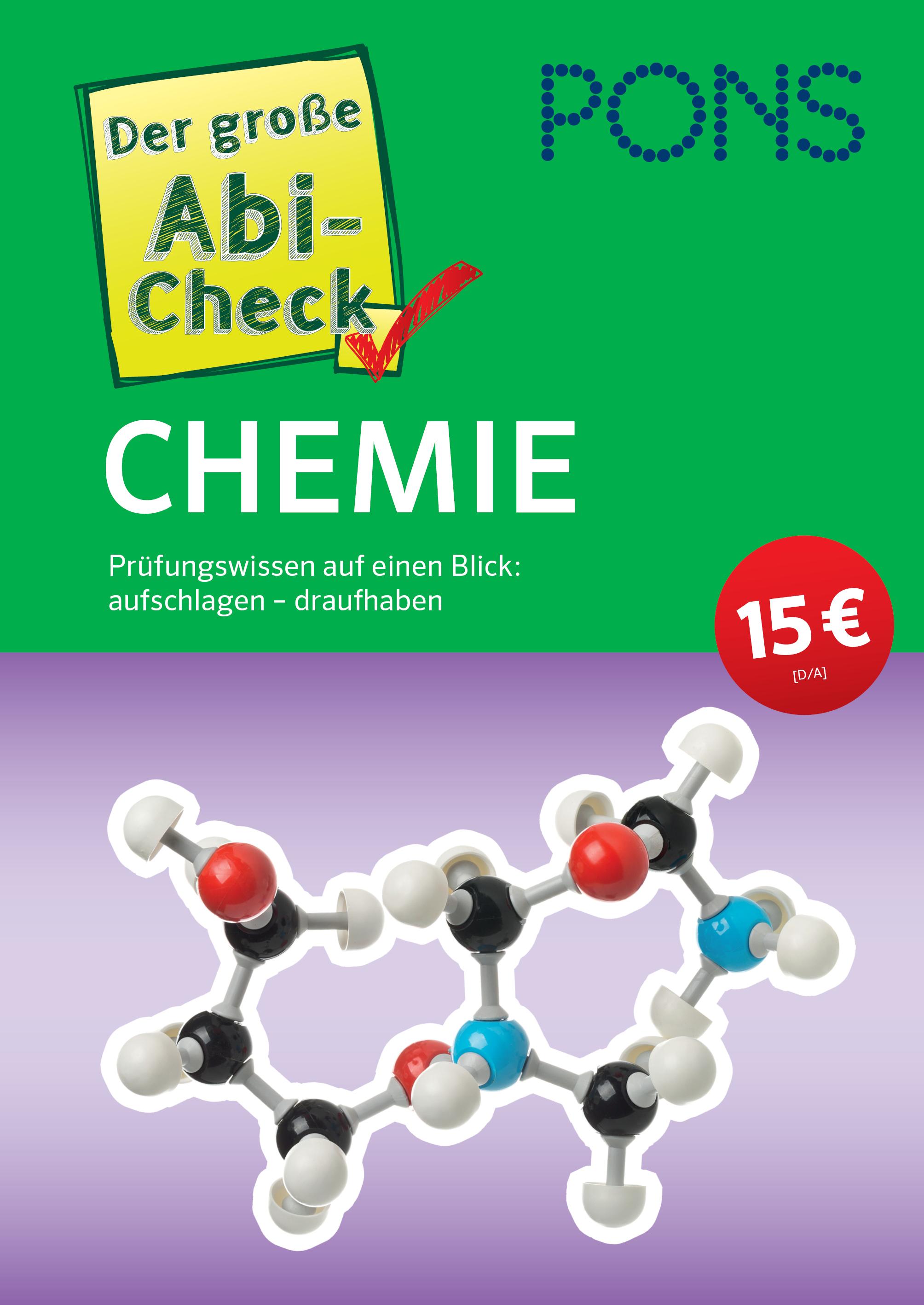 Vorderes Coverbild PONS Der große Abi-Check Chemie